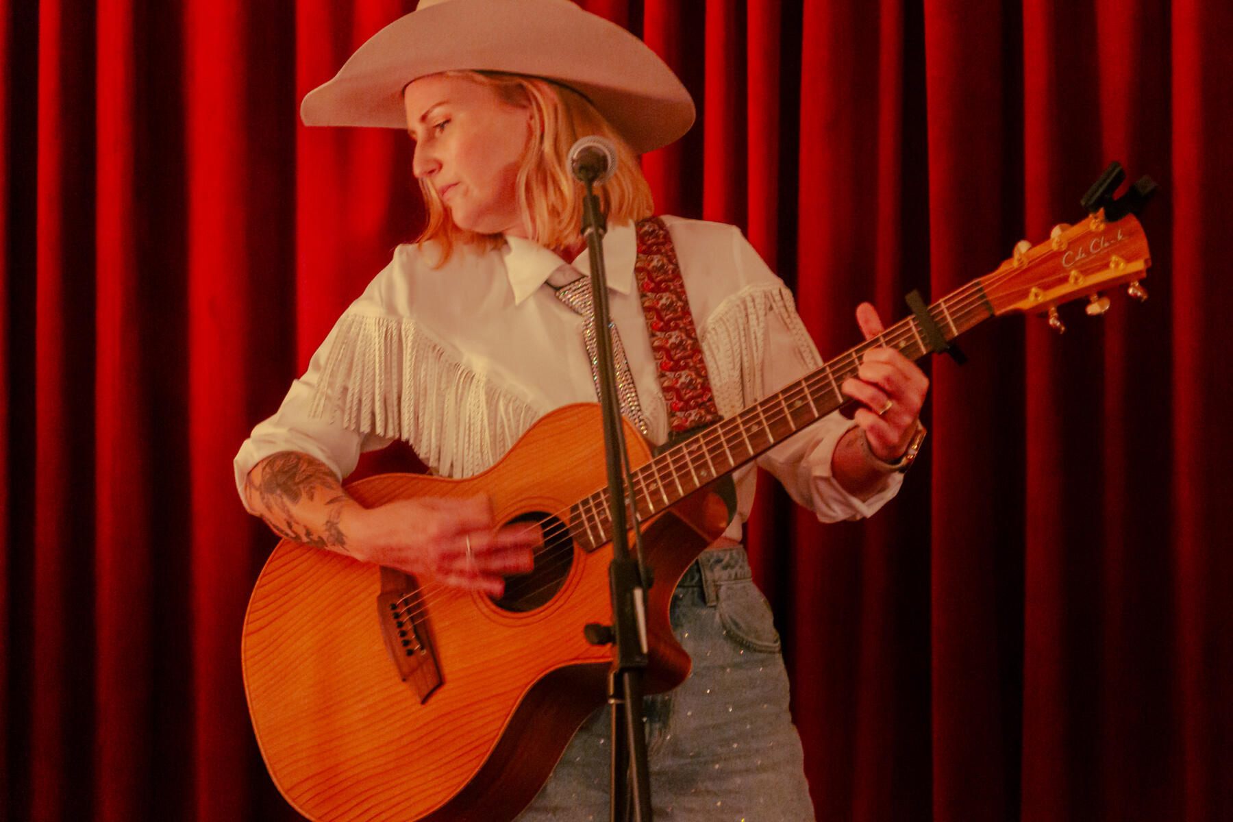 Untitled Female country singer performing at a theatre